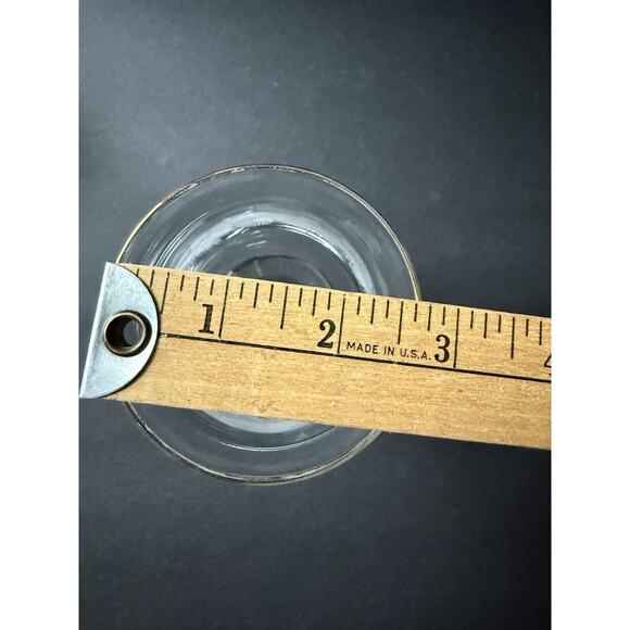 Libbey Vtg. Water Goblet Wine Glasses Embossed Pinecone Bough Tulip Shape (4) - Picture 6 of 7